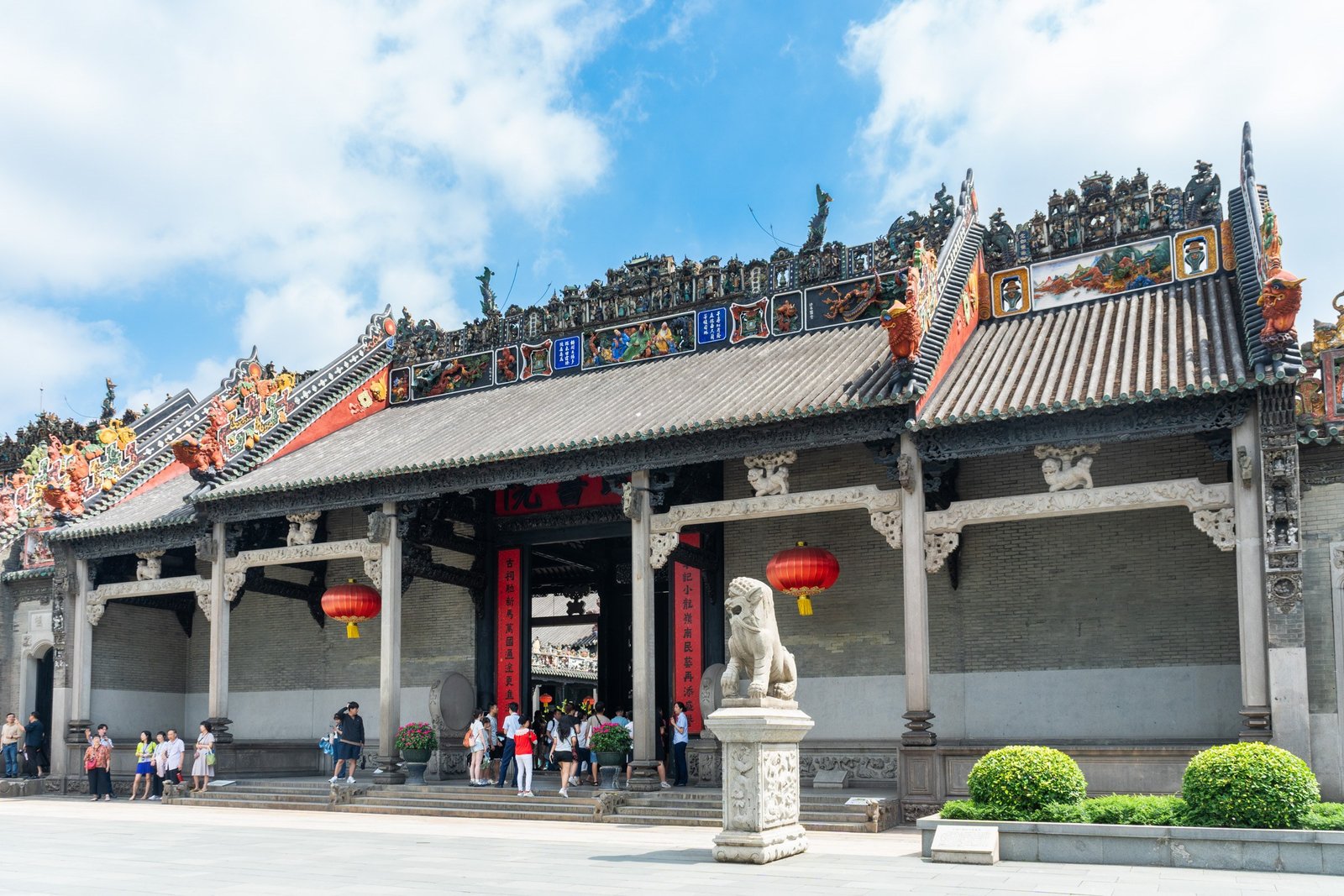 Chen Clan Ancestral Hall, Guangzhou — ornamental roof ridge